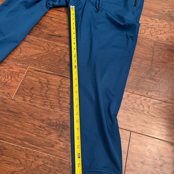 Under Armour Fleece Men’s Size Large Loose Joggers Blue Zippered Pockets EUC - Picture 10 of 10